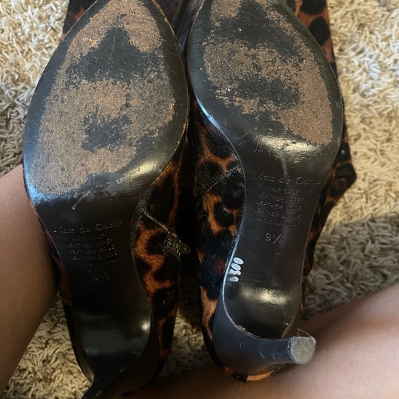 Max De Carlo Leopard Calf hair boot. - Picture 3 of 6